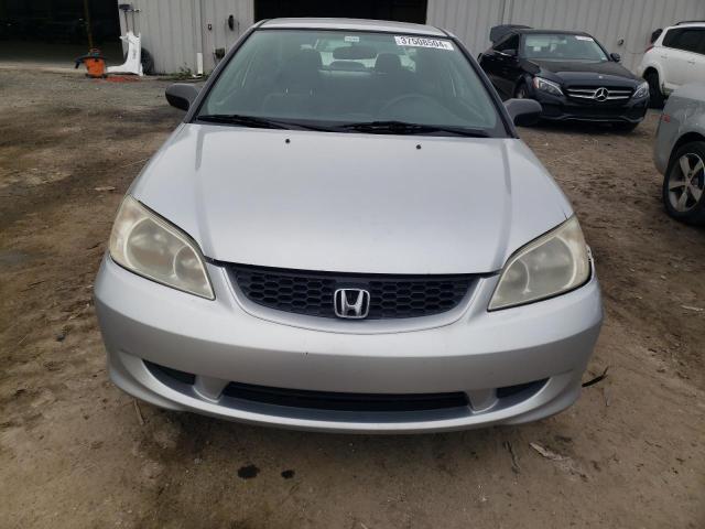 1HGEM22134L038338 - 2004 HONDA CIVIC DX VP Silber Foto 5