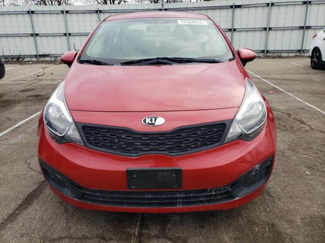 KNADM4A30E6323231 - 2014 KIA RIO LX RED photo 5