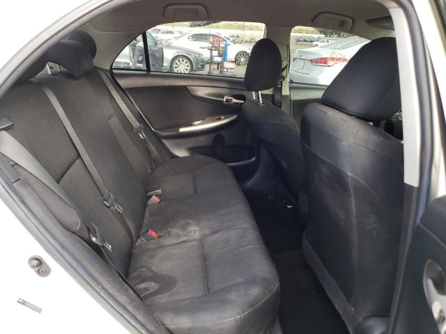 2T1BU4EE6BC670301 - 2011 TOYOTA COROLLA BASE WHITE photo 10