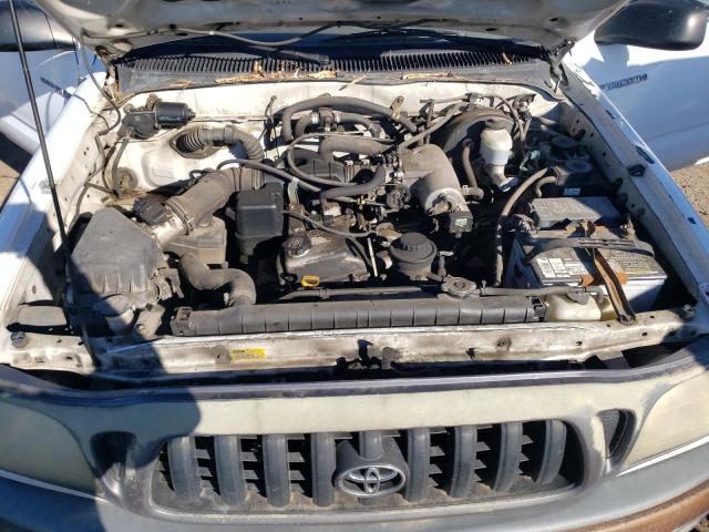 5TENL42N91Z732741 - 2001 TOYOTA TACOMA WHITE photo 11