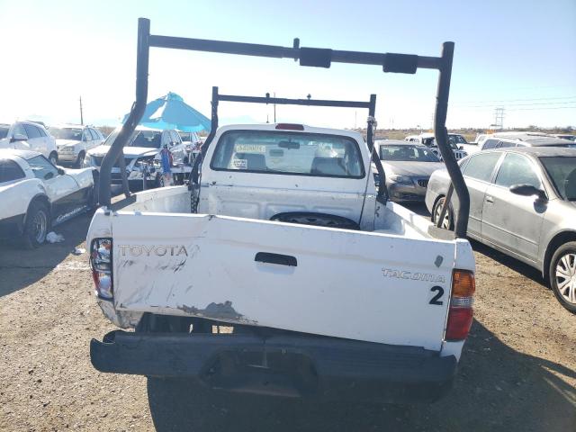 5TENL42N91Z732741 - 2001 TOYOTA TACOMA WHITE photo 6