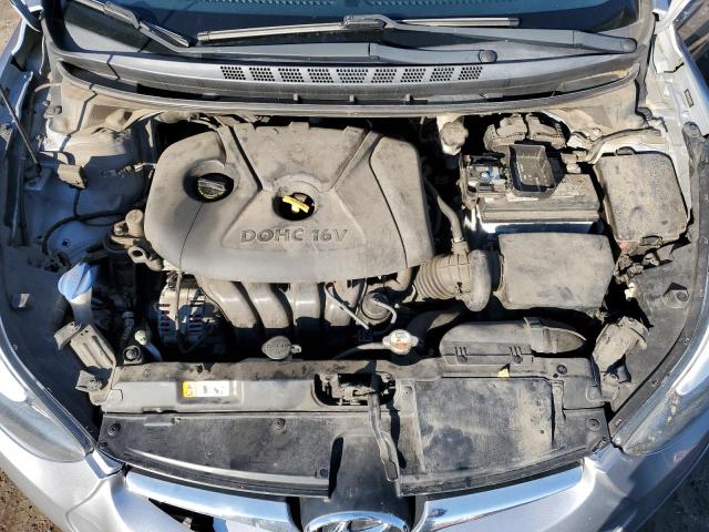 5NPDH4AE7GH787117 - 2016 HYUNDAI ELANTRA SE SILVER photo 11