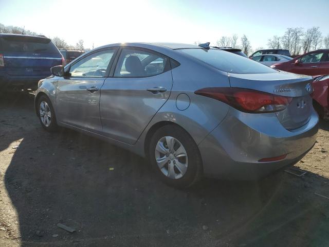 5NPDH4AE7GH787117 - 2016 HYUNDAI ELANTRA SE SILVER photo 2