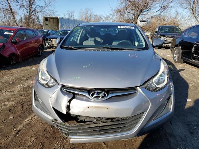 5NPDH4AE7GH787117 - 2016 HYUNDAI ELANTRA SE SILVER photo 5