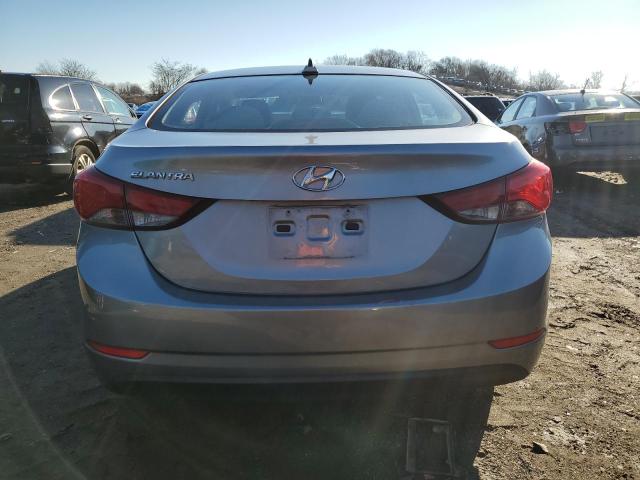 5NPDH4AE7GH787117 - 2016 HYUNDAI ELANTRA SE SILVER photo 6