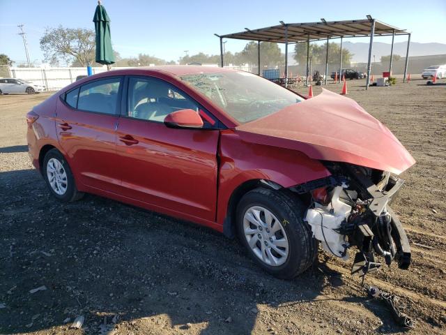 5NPD74LF6LH543090 - 2020 HYUNDAI ELANTRA SE RED photo 4