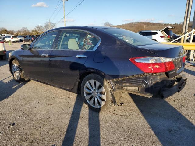 1HGCR2F79DA174282 - 2013 HONDA ACCORD EX BLUE photo 2