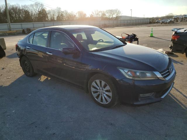 1HGCR2F79DA174282 - 2013 HONDA ACCORD EX BLUE photo 4