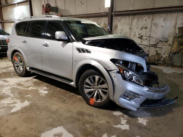 JN8AZ2NE3H9154840 - 2017 INFINITI QX80 BASE SILVER photo 4