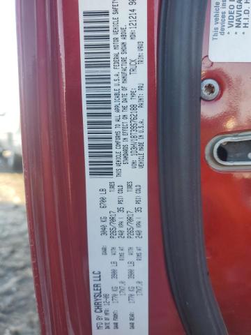 1D3HV18T39S762188 - 2009 DODGE RAM 1500 RED photo 12