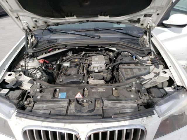 5UXWX5C50BLW13830 - 2011 BMW X3 XDRIVE28I WHITE photo 12