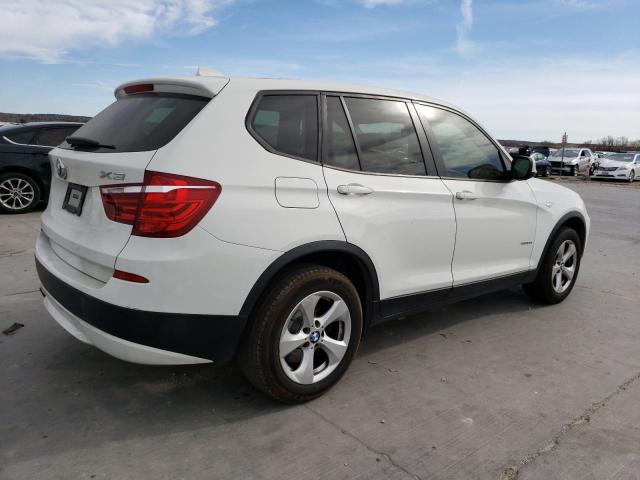 5UXWX5C50BLW13830 - 2011 BMW X3 XDRIVE28I WHITE photo 3