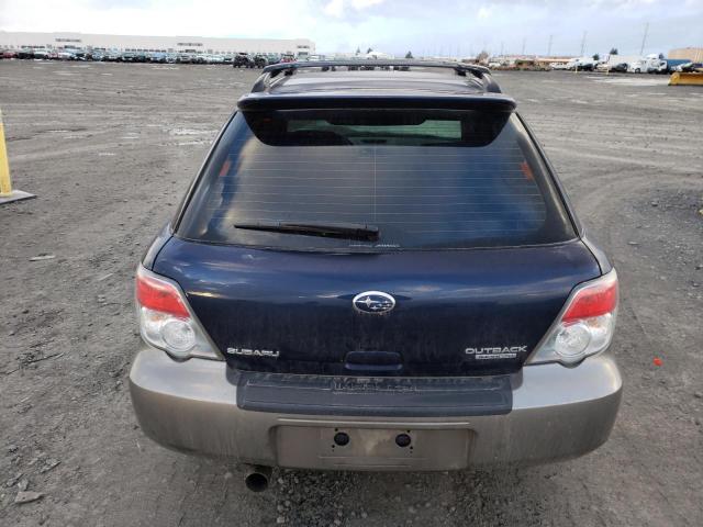 JF1GG68616H809240 - 2006 SUBARU IMPREZA OUTBACK SPORT BLUE photo 6