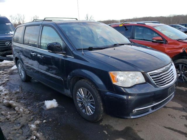 2C4RC1CG9DR734967 - 2013 CHRYSLER TOWN & COU TOURING L BLUE photo 4