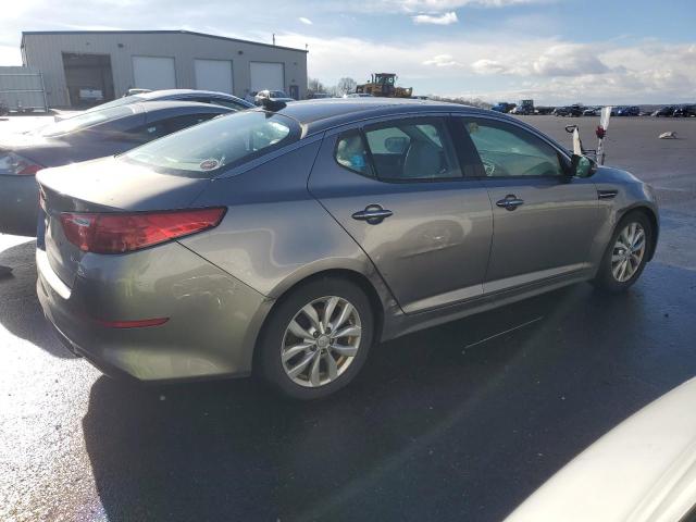 5XXGN4A70FG423137 - 2015 KIA OPTIMA EX GRAY photo 3