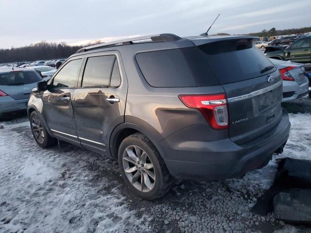 1FM5K7F87FGC37778 - 2015 FORD EXPLORER LIMITED GRAY photo 2