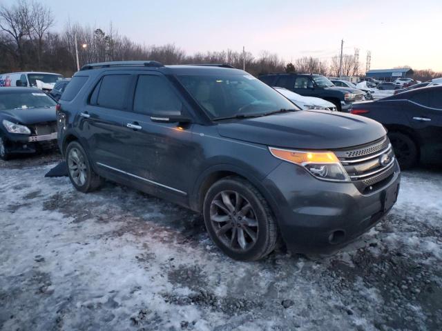 1FM5K7F87FGC37778 - 2015 FORD EXPLORER LIMITED GRAY photo 4