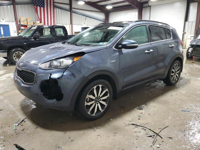 KNDPNCAC3J7401044 - 2018 KIA SPORTAGE EX BLUE photo 1