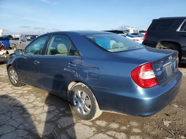 4T1BE32K54U839243 - 2004 TOYOTA CAMRY LE BLUE photo 2