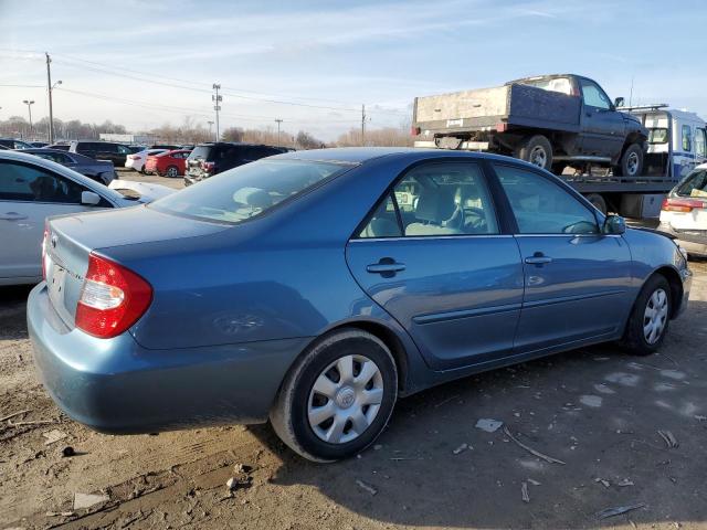 4T1BE32K54U839243 - 2004 TOYOTA CAMRY LE BLUE photo 3