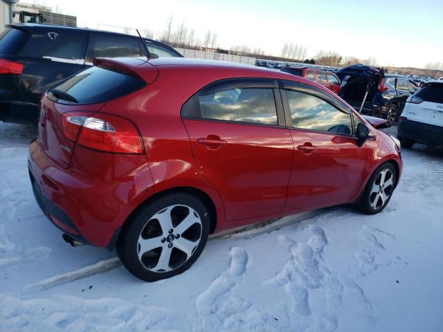 KNADN5A39D6856437 - 2013 KIA RIO EX RED photo 3