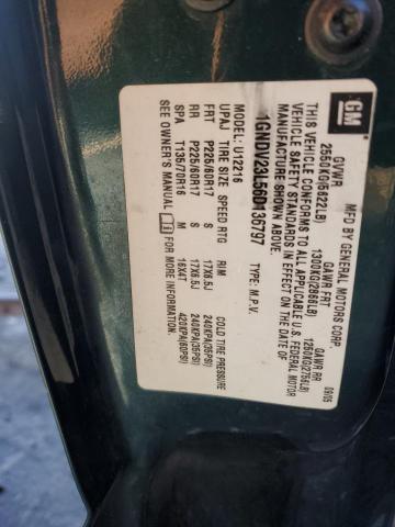 1GNDV23L56D136797 - 2006 CHEVROLET UPLANDER LS GRAY photo 13