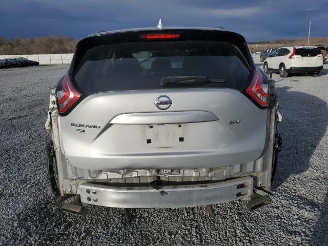 5N1AZ2MG7JN124456 - 2018 NISSAN MURANO S SILVER photo 6