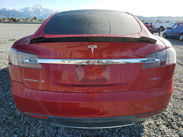 5YJSA1CPXDFP09014 - 2013 TESLA MODEL S Կարմիր լուսանկար 6