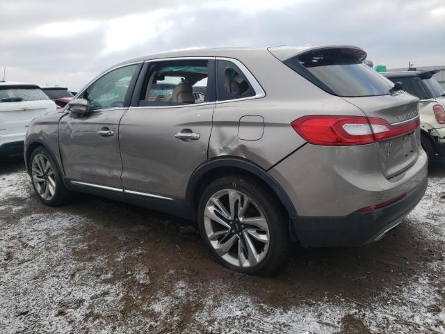 2LMPJ8LR5JBL36943 - 2018 LINCOLN MKX RESERVE أسمر صورة 2