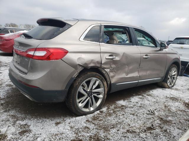 2LMPJ8LR5JBL36943 - 2018 LINCOLN MKX RESERVE TAN photo 3