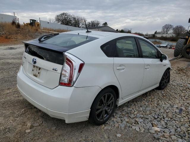 JTDKN3DU6F1951704 - 2015 TOYOTA PRIUS WHITE photo 3