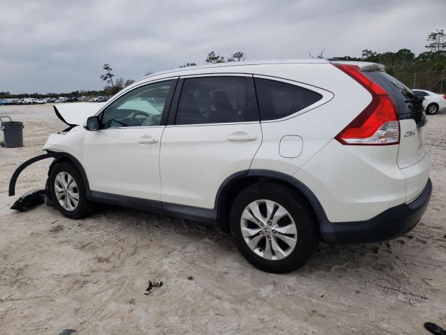 5J6RM3H77EL021250 - 2014 HONDA CR-V EXL WHITE photo 2