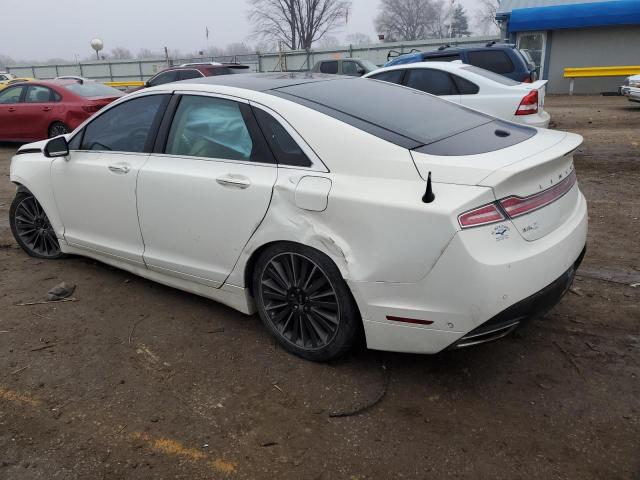 3LN6L2LU8DR803362 - 2013 LINCOLN MKZ HYBRID WHITE photo 2