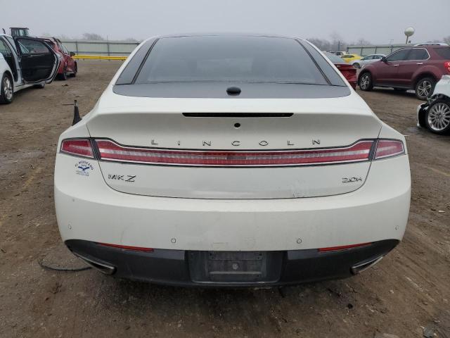 3LN6L2LU8DR803362 - 2013 LINCOLN MKZ HYBRID WHITE photo 6