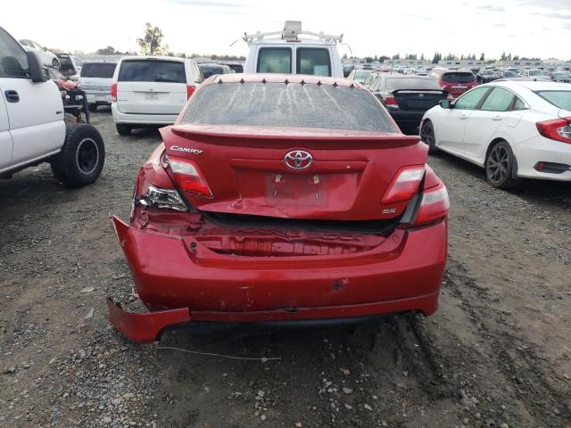 4T1BK46K49U086739 - 2009 TOYOTA CAMRY SE RED photo 6