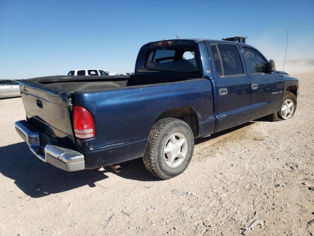 1B7GL2AN4YS626629 - 2000 DODGE DAKOTA QUAD BLUE photo 3