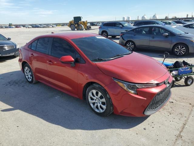 5YFEPRAE8LP028736 - 2020 TOYOTA COROLLA LE RED photo 4