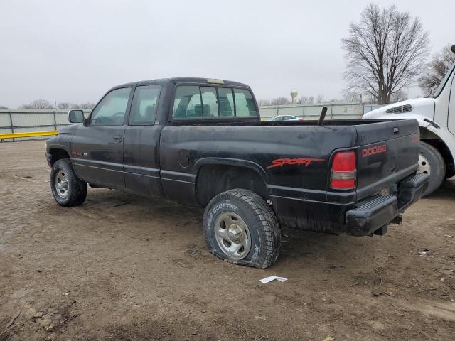 3B7HF13ZXTG112001 - 1996 DODGE RAM 1500 BLACK photo 2