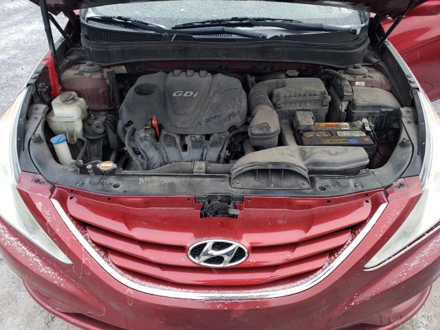 5NPEB4AC3BH224031 - 2011 HYUNDAI SONATA GLS RED photo 11