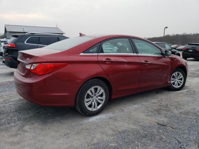 5NPEB4AC3BH224031 - 2011 HYUNDAI SONATA GLS RED photo 3