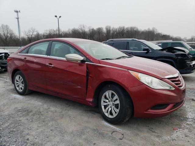 5NPEB4AC3BH224031 - 2011 HYUNDAI SONATA GLS RED photo 4