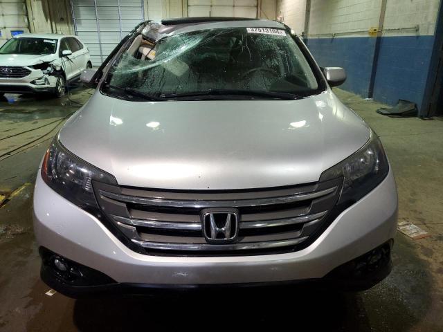 2HKRM4H51EH722767 - 2014 HONDA CR-V EX SILVER photo 5