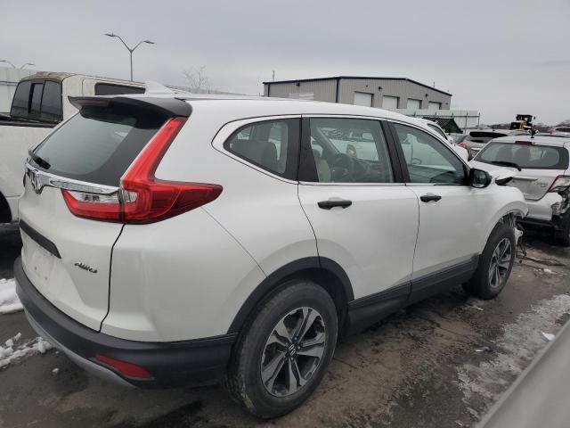 2HKRW6H37KH224489 - 2019 HONDA CR-V LX WHITE photo 3