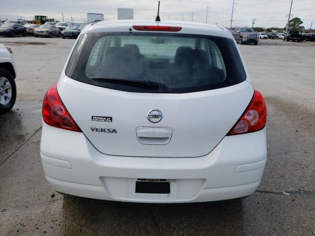 3N1BC1CP9CK256216 - 2012 NISSAN VERSA S WHITE photo 6