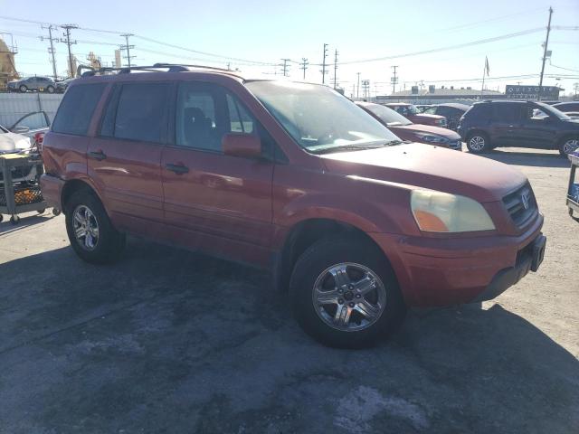 2HKYF18453H609848 - 2003 HONDA PILOT EX RED photo 4