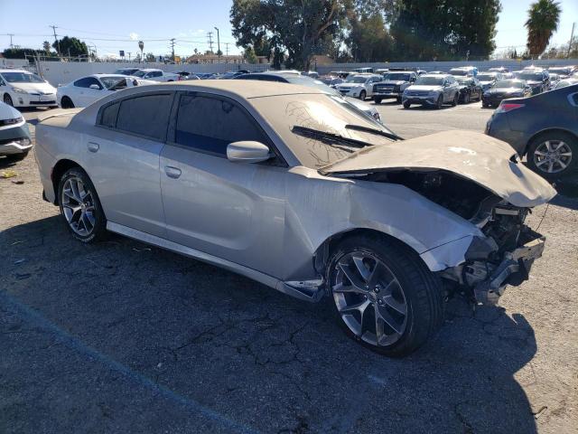 2C3CDXHGXLH142467 - 2020 DODGE CHARGER GT SILVER photo 4