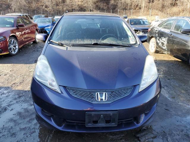 JHMGE88459S074567 - 2009 HONDA FIT SPORT BLUE photo 5