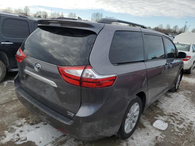 5TDDZ3DCXHS172753 - 2017 TOYOTA SIENNA XLE GRAY photo 3