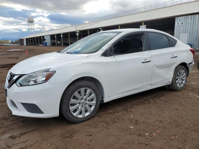 3N1AB7AP3HY292475 - 2017 NISSAN SENTRA S WHITE photo 1