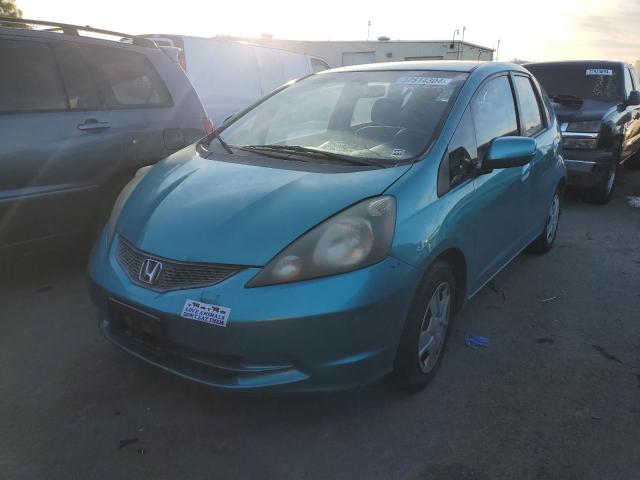 JHMGE8H35CC003121 - 2012 HONDA FIT TURQUOISE photo 1
